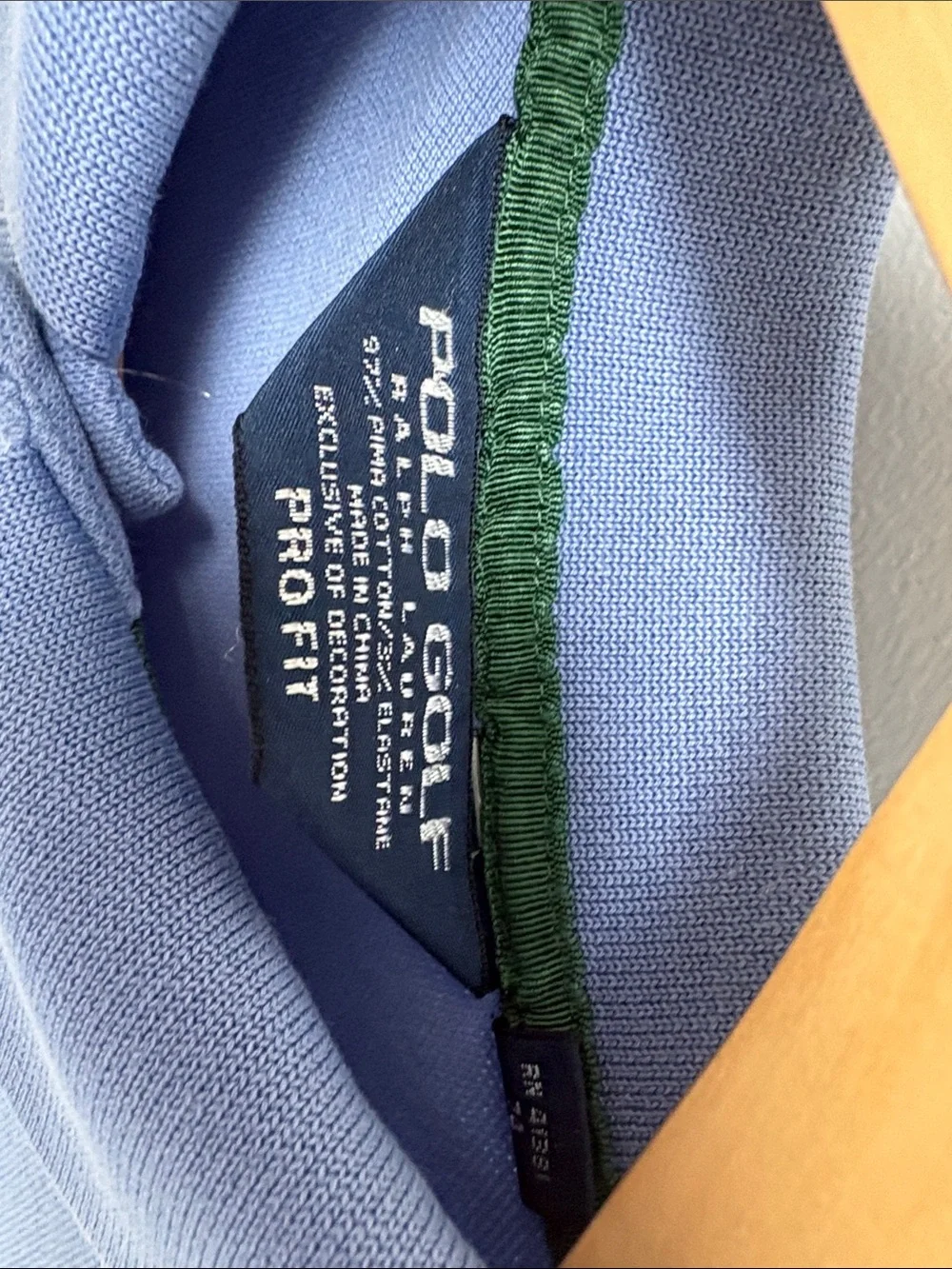 Ralph Lauren Men’s Dusty Blue Polo with Navy Pony